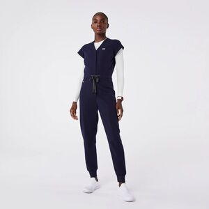 Figs navy blue jumpsuit xs bnwt